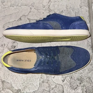 Cole Haan C14451 Joshua Suede Leather Wingtip Oxfords Sneakers 10 M Mens - Foto 1 di 9