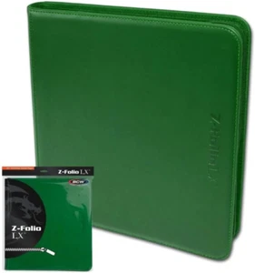 BCW Z-Folio 12-Pocket LX Album - Green - Picture 1 of 1