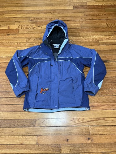 VETEMENTS Giacca Columbia donna 3 in 1 taglia media viola cappotto 2002 inverno X Games 8 vintage