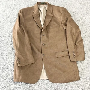 Lauren Ralph Lauren Sport Coat Mens 44L Brown Wool 3-Button Front Made in Canada - Picture 1 of 8