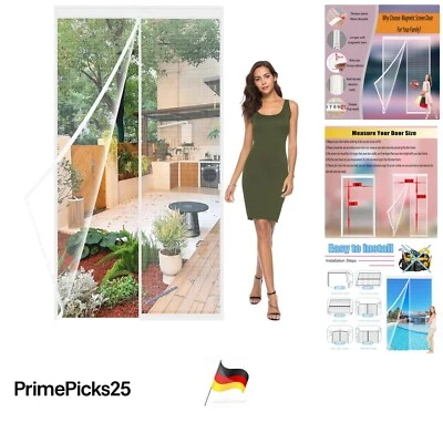 Fliegengitter Stoff Meterware 235x255cm Grau Fiberglas Fenster Tür - Bild 1 von 4