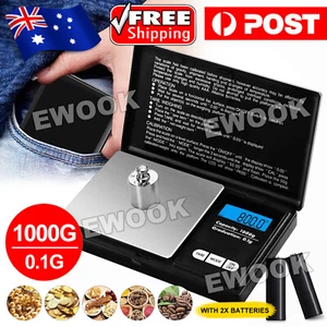 Electronic Pocket Mini Digital Gold Jewellery Weighing Scales 0.1 to1000 Gram - Picture 1 of 10