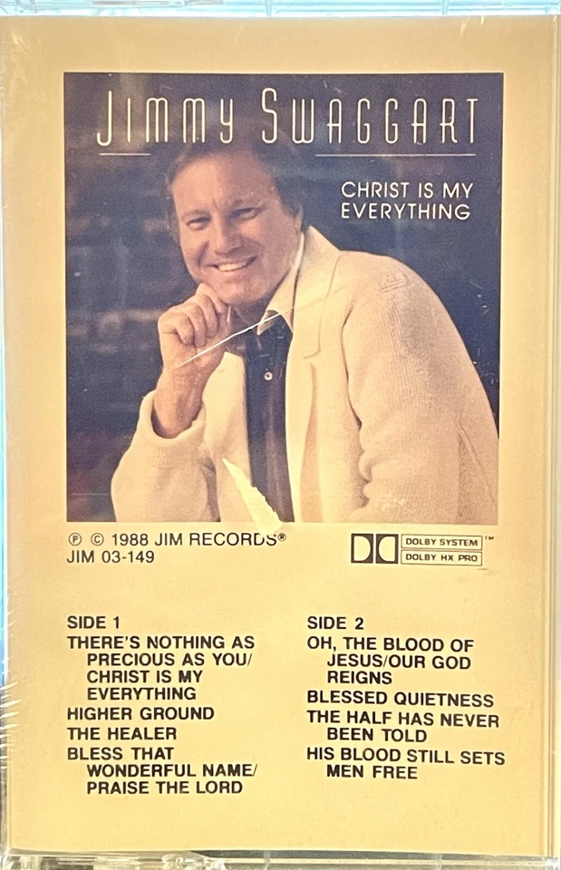 Christ Is My Everything (Cassette, 1988) Jimmy Swaggart (New & Sealed) - Image 1 of 2