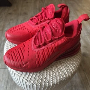 Nike Air Max 270 University Red. Size 3.5.  Never Worn! Like New! *No Box* - Picture 1 of 6