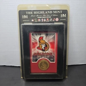 Ottawa Senators Highland Mint Bronze Coin Mini Mint 5" x 7" NEW NHL - Picture 1 of 4