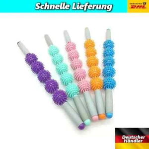 Massageroller mit Griff Massagerolle Massage Roller Muskelroller Körperrolle - Bild 1 von 15