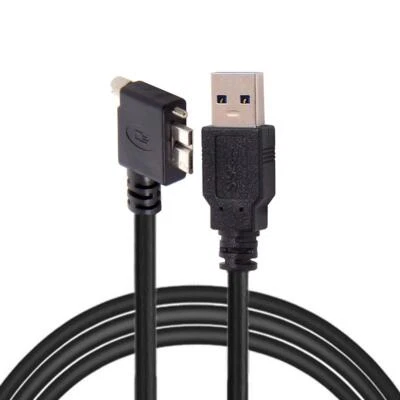 Micro USB to USB A 3.0 Cable 5m | Male to Male Panel Mount for Camera - Image 1 of 4