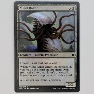 Mind Raker Battle for Zendikar NM Magic Card MTG - Image 1 of 2