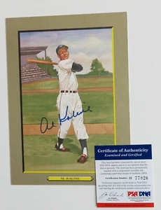 Detroit Tigers Al Kaline Signed Perez Steele Great Moments 1985 card PSA-DNA - Picture 1 of 4