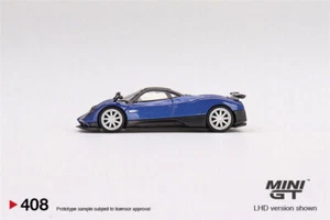 1:64 Scale For MINI GT Pagani Zonda F Blue Argentina LHD in box Model Toys - Picture 1 of 4