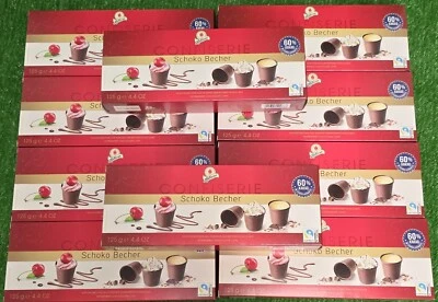 (34€/kg) 10x Halloren Schoko Becher Eierlikörbecher (10x12 Stück) 125g Versand0€ - Bild 1 von 4