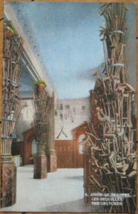 Sainte Anne De Beaupre, Quebec, Canada 1910 Postcard - Les Bequilles - Picture 1 of 1
