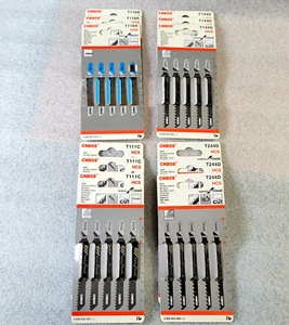60 Pcs Jig Saw Blades T-Shank Assorted Kit Jigsaw Blades Metal Wood Plastic - Picture 1 of 5