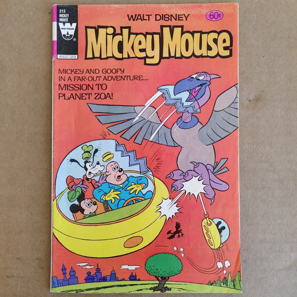 Walt Disney Mickey Mouse #215 Whitman Comics Goofy Excelente Estado Foto 1 de 1