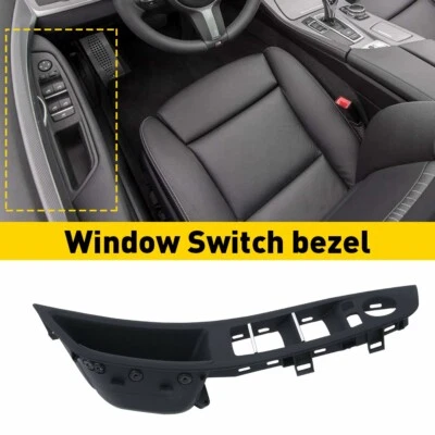 Window Switch Panel Bezel Front Left For BMW 520i 523i 525i 528i 2010-2016 2011 - Image 1 of 4