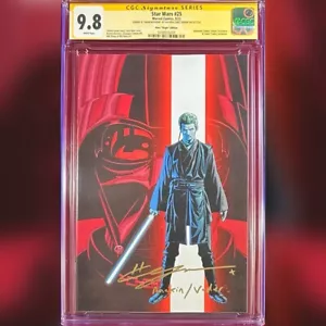 STAR WARS #25 VIRGIN VARIANT CGC 9.8 SS HAYDEN CHRISTENSEN "ANAKIN / VADER" - Picture 1 of 1