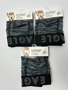 American Eagle Flex Boxer Brief w/ Ball Pit Pouch Lot of 3x Mens Size Small - Picture 1 of 3