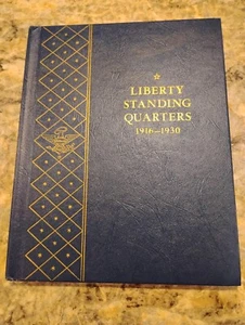 1916-1930 Standing Liberty Quarters Whitman Deluxe Album - Picture 1 of 8