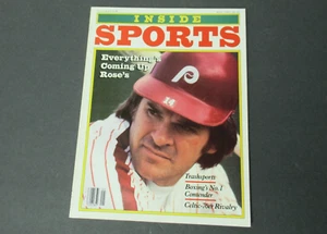 PETE ROSE Inside Sports Magazine May 1982 No Label Phil Niekro Autograph signed - Picture 1 of 10