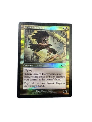 MTG CAVERN HARPY (FOIL) Planeshift LP 2001 Magic The Gathering (eb9303-2) - Image 1 of 2