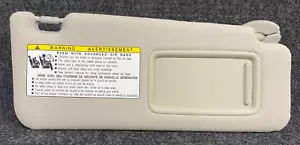 2007 2008 2009 Lexus IS250 Sunvisor Passenger Right Sun Visor Gray With Light - Foto 1 di 3