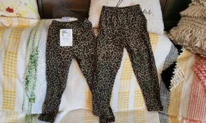 NEW FLAP HAPPY Summer SPF Protection Wear 2 Leggings 4T Animal Print Pants Girls - Picture 1 of 4