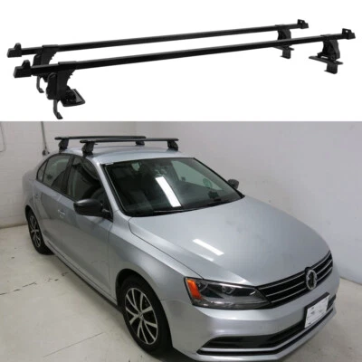 Portaequipajes de carga con barra transversal de techo superior para Volkswagen Jetta 54" Foto 1 de 4