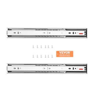 6 Pairs of 20 Inch Drawer Slides - Heavy Duty Full Extension Steel Track - Soft- - Picture 1 of 11