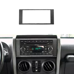 Cubierta de cuadro de control envolvente de radio de fibra de carbono para Jeep Wrangler 2007-2010 - Imagen 1 de 14