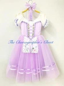 Professionelles lila Bauernballett Tutu Kleid Lise Swanhilda Giselle 12 13 14 LRG - Bild 1 von 4