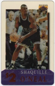 1996 Clear Assets #1- Shaquille O'Neal Orlando Magic - Picture 1 of 2