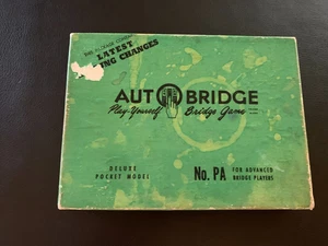 Vintage 1957 Auto Bridge Deluxe Pocket Model Game - Picture 1 of 3