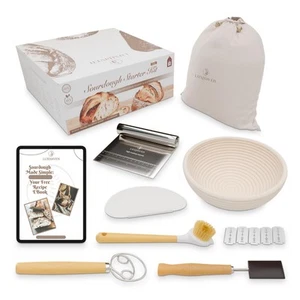Kit básico completo de masa madre para principiantes - Suministro para hornear pan de masa madre... - Imagen 1 de 9