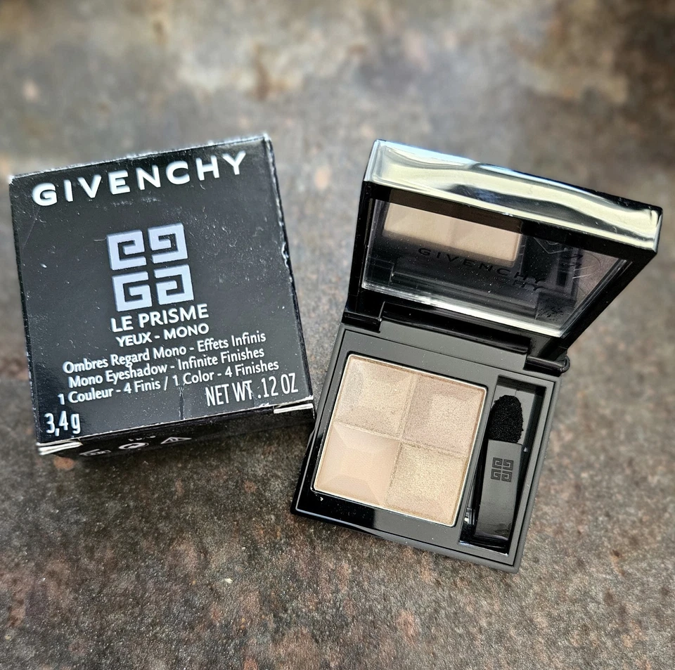 Sombra de ojos Givenchy COUTURE BEIGE 15 Le Prisme Yeux mono 4 acabados .12 oz ¡NUEVA EN CAJA! Foto 1 de 1