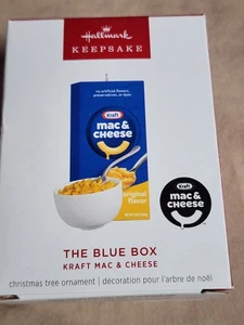 Hallmark Keepsake 2025 Blue Box Mac and Cheese Makkaroni Ornament - Bild 1 von 3