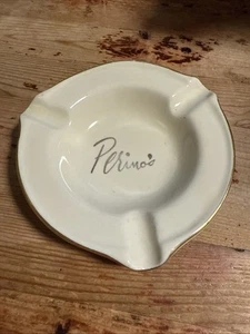 Posacenere Perino's Restaurant rifinito oro Hall 615 Hollywood Golden Age vintage - Foto 1 di 4