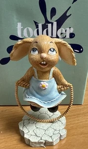 Vintage Pendelfin Rabbit Figurine Skippy Handpainted Stoneware With Box - Picture 1 of 2