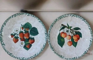 Ceramica Due Torri Italia Pasta Cuencos Ensalada Sopa Esponja Desgaste Estampado 9" - Imagen 1 de 7