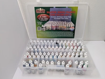 Conjunto de pintura Reaper Master Series 09951 9001-9115 108 cores básicas NOVO NÃO USADO - Imagem 1 de 4
