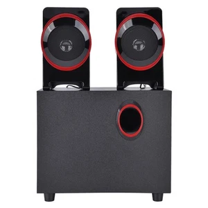 For SADA Wood Mini USB 2.1 Wired Speakers Bass Music Speaker Subwoofer For C SAL - Afbeelding 1 van 8