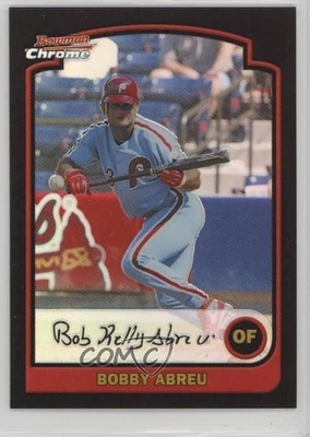 2003 Bowman Chrome Refractor Bobby Abreu #19 - Image 1 of 2