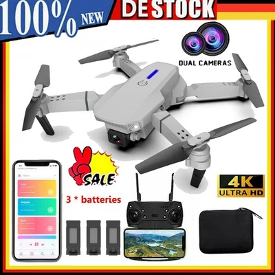 Drohne für Anfänger FPV Selfie Drone mit Kamera für Erwachsene Kinder Quadcopter - Bild 1 von 4