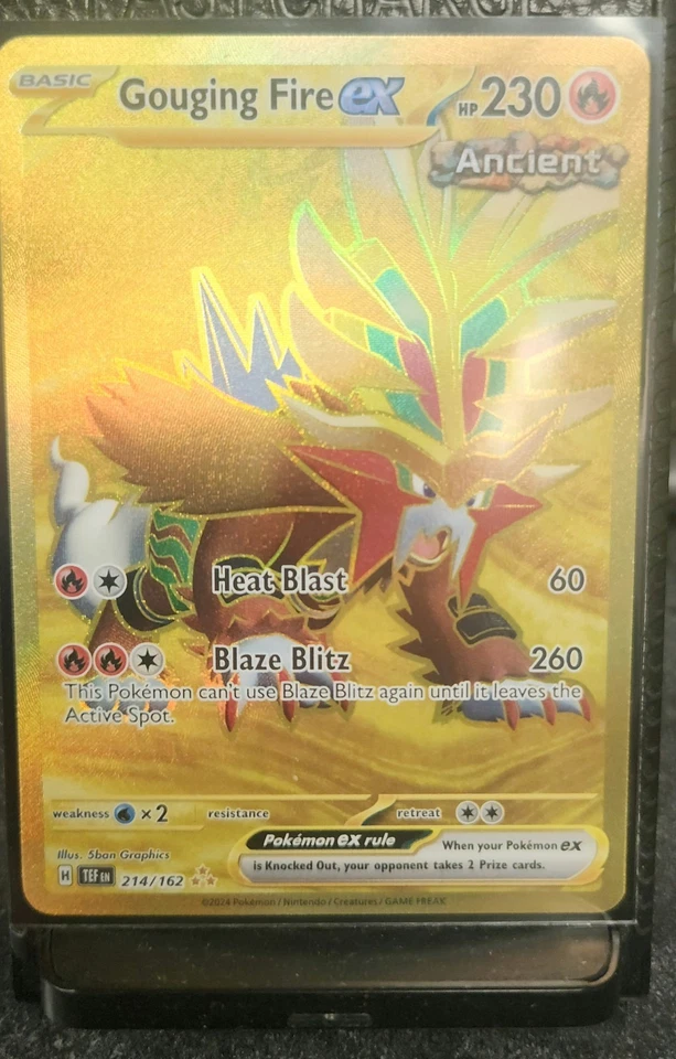 Gouging Fire ex 214/162 Sv05: Temporal Forces Holo - Image 1 of 1