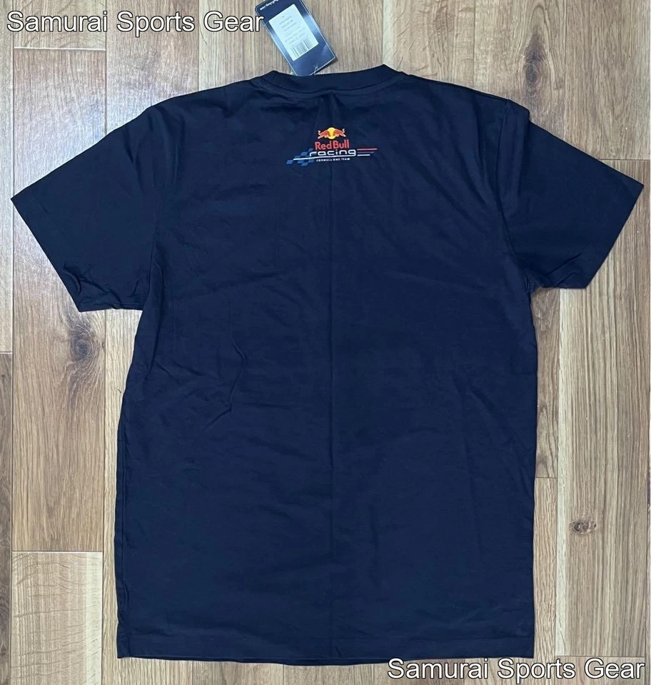 Sebastian Vettel Red Bull Racing Tee Navy Unused F1 Team Merch - Image 1 of 4