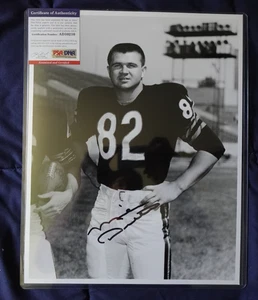 Mike Ditka Chicago Bears Football HOF Autographed Brace 11x14 Rookie Photo PSA - Picture 1 of 3