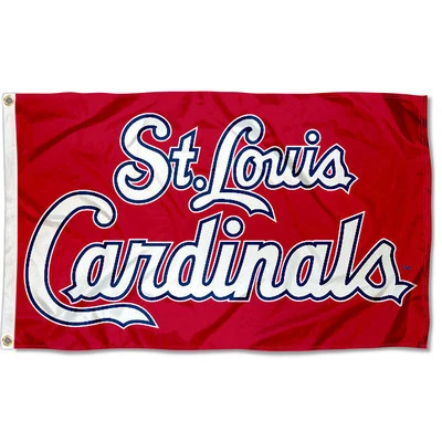 Tarjetas de bandera de los Cardenales de San Luis 3x5 Foto 1 de 4