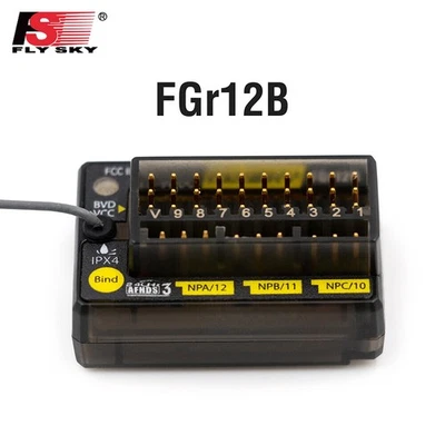 FlySky FGr12B 2.4G 12CH RC Empfänger PWM PPM i-Bus für AFHDS3 PL18/NB4 Sender - Bild 1 von 4