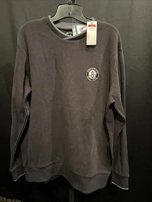 Men’s size large Brooklyn Nets crewneck sweater new Antigua on sale - Image 1 of 4