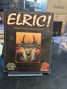 Michael Moorcock's Elric! Dark Fantasy Roleplaying TPB VG+ 2900 Chaosium FREE SH - Imagen 1 de 10