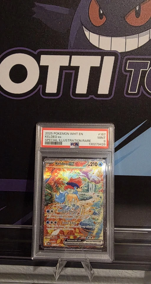 2025 White Flair Keldeo EX SIR PSA 9 - Image 1 of 1